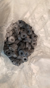 10PC RB-135 SPAENAUR RUBBER WASHER 1/2" ID X 1 3/16" OD X 1/2" THICK SBR BLACK