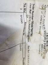 bag of 3 5P-0045 CATERPILLAR GENUINE OEM CAT 31.75mm od Diameter Flange Cover