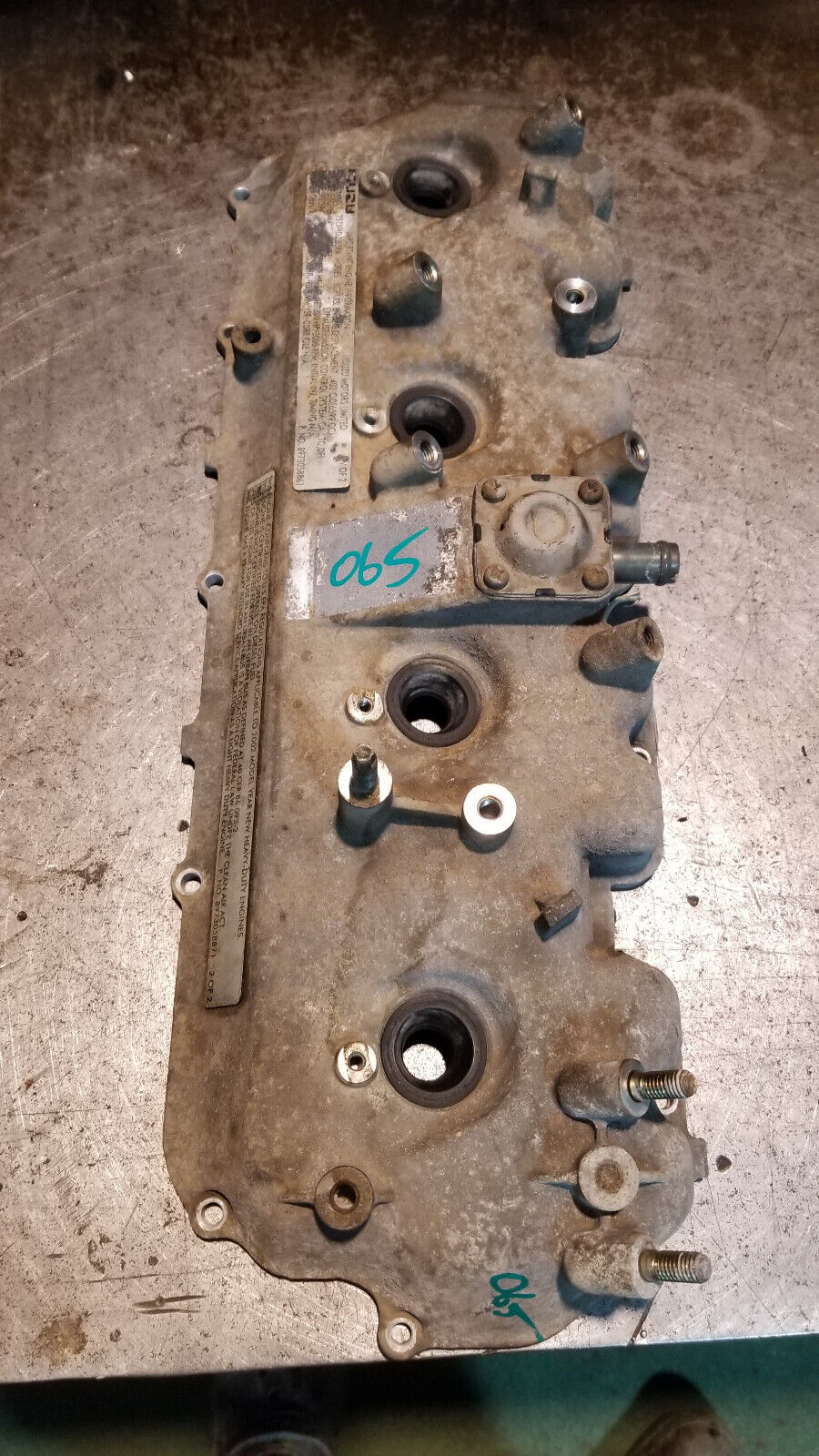 01 02 03 04 LB7 Duramax Diesel UPPER Valve Cover 97223559 re590