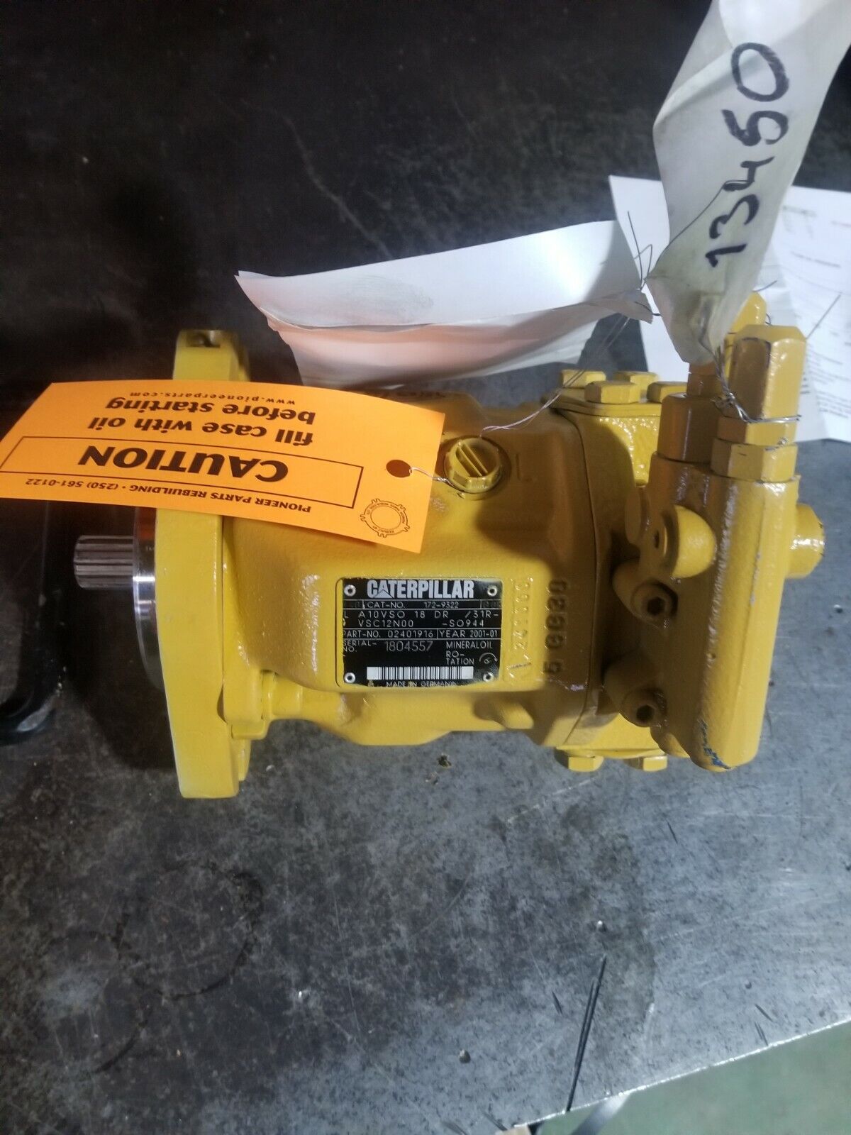 172-9322 CATERPILLAR PUMP REXROTH A10-VSO-18-DR/31R-VSC-12N00