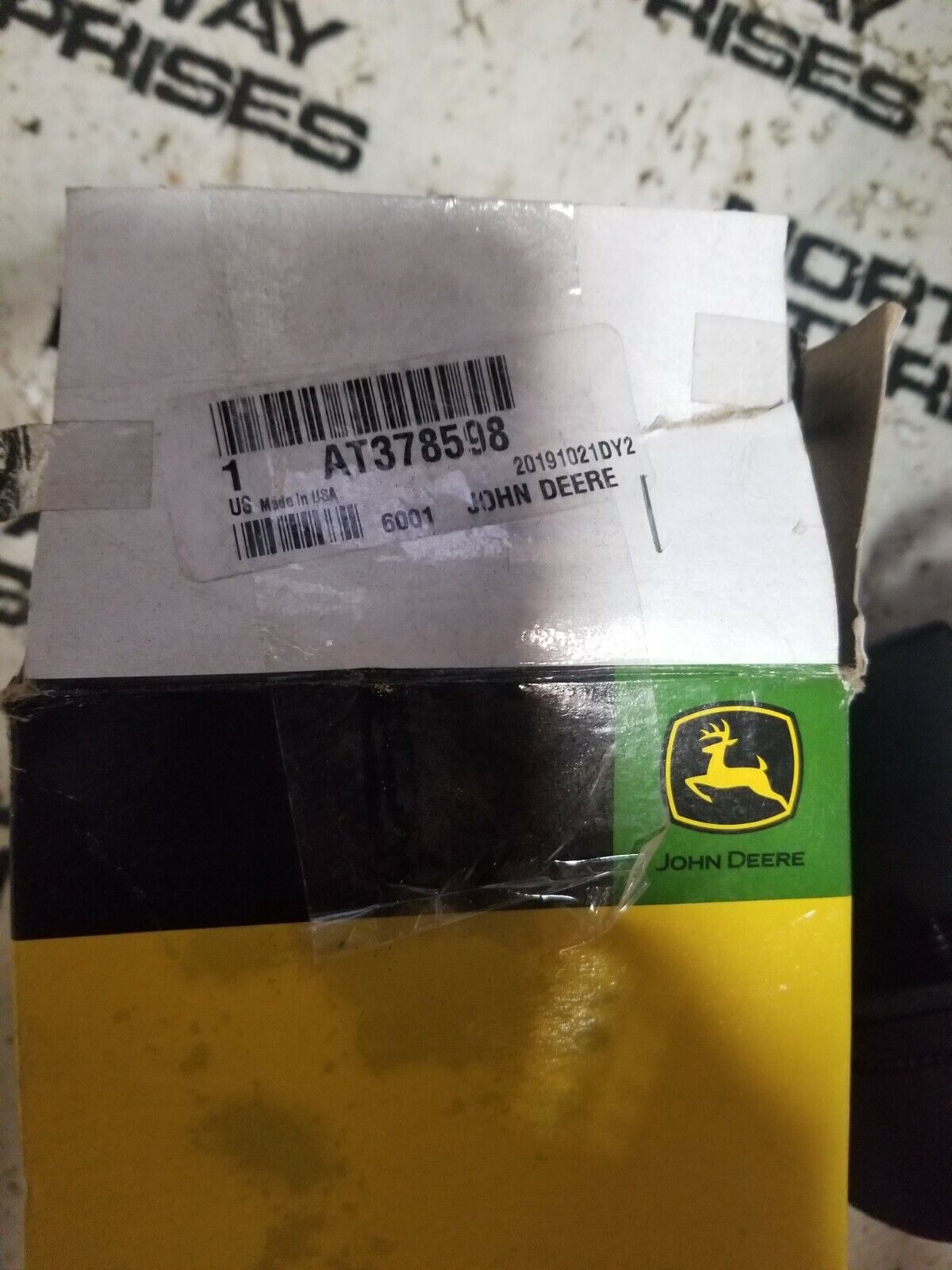 AT378598 JOHN DEERE AMBER LAMP LIGHT