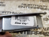 LOT OF 17PC -  Steel City 52-C-52-1 Tile Wall Cover, 4 in L x 4 in W, Steel