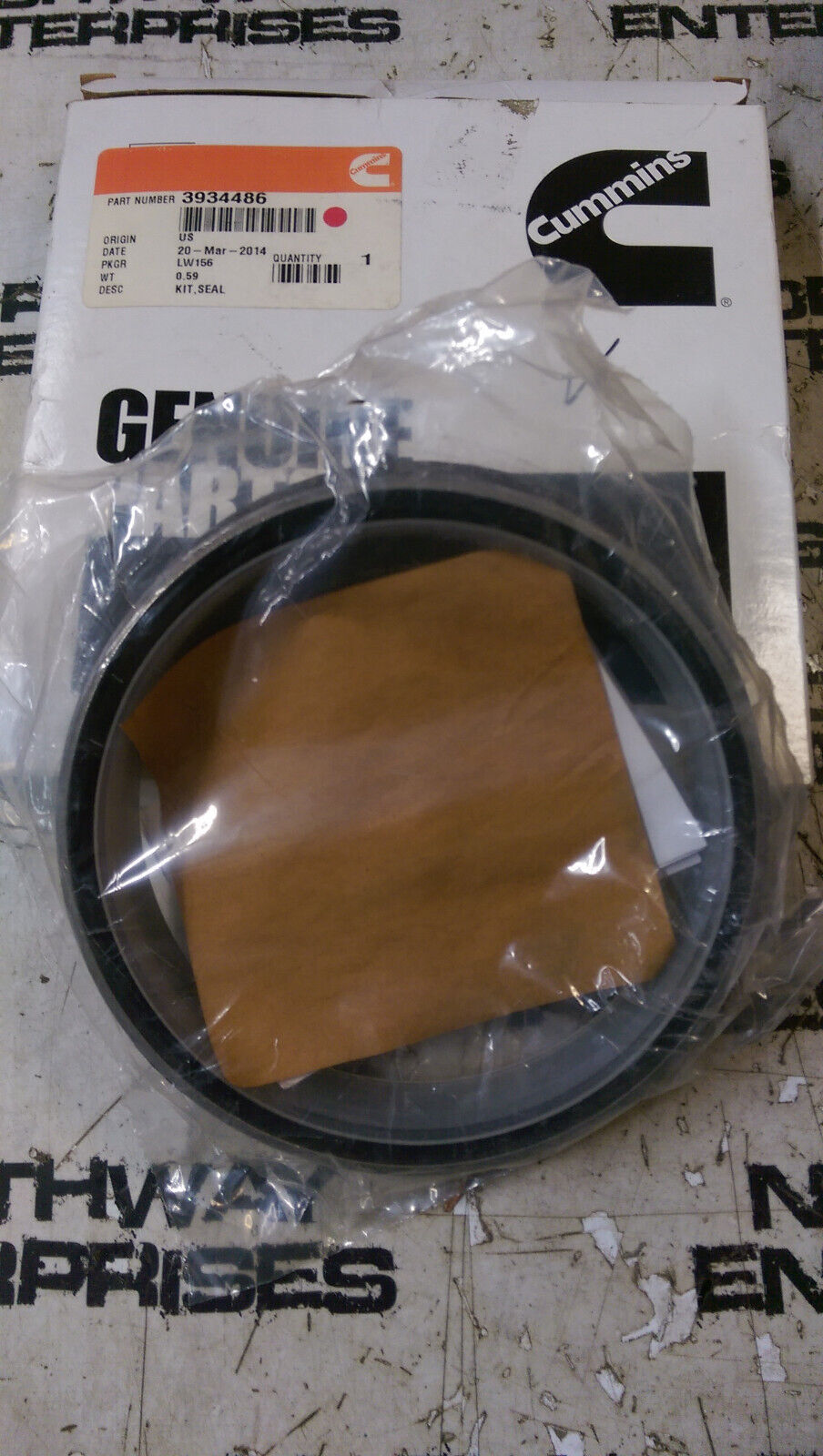 3934486 CUMMINS REAR MAIN SEALCRANKSHAFT SEAL