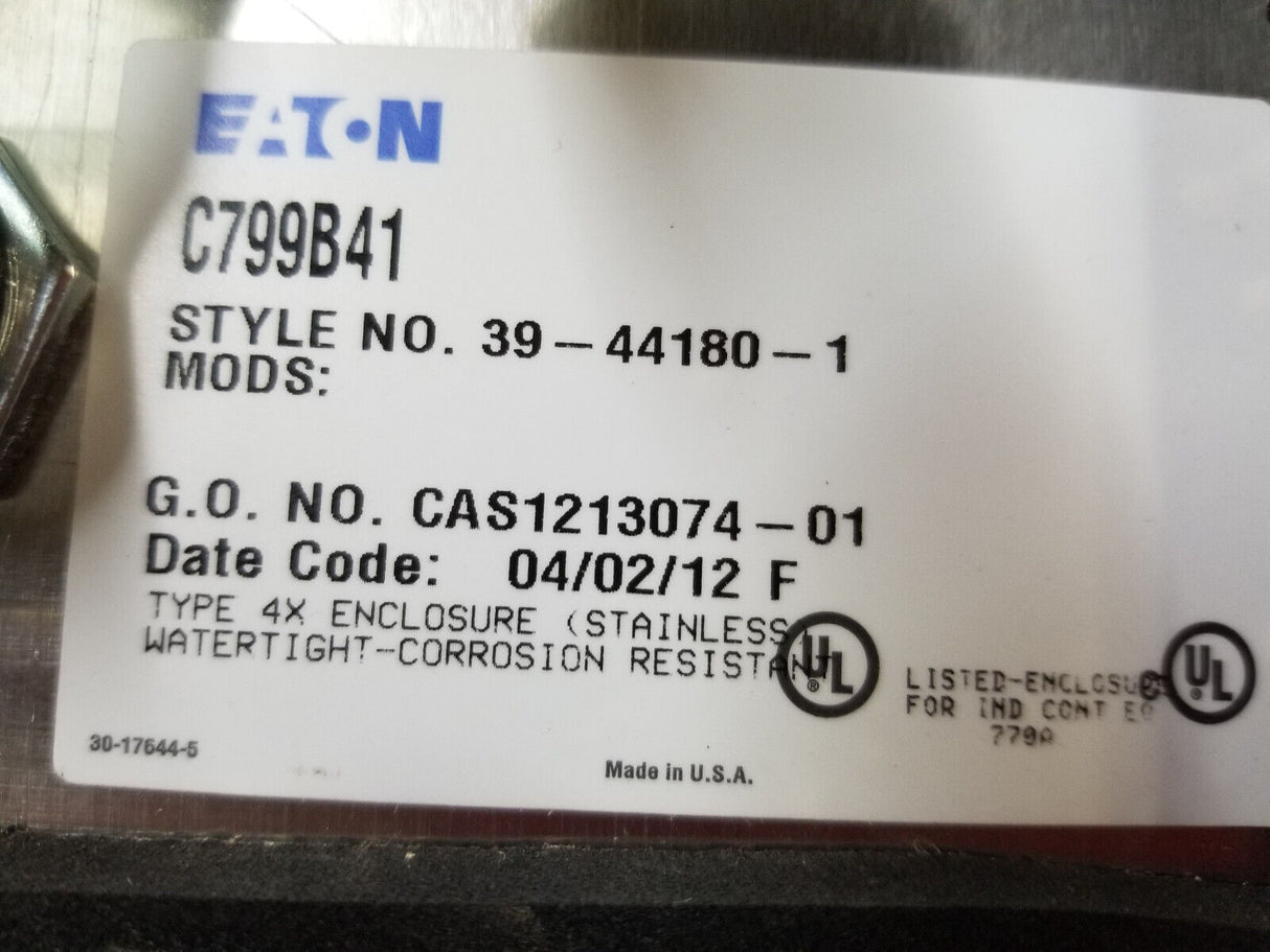 Eaton C799B41 Electrical Enclosures NEMA 4X