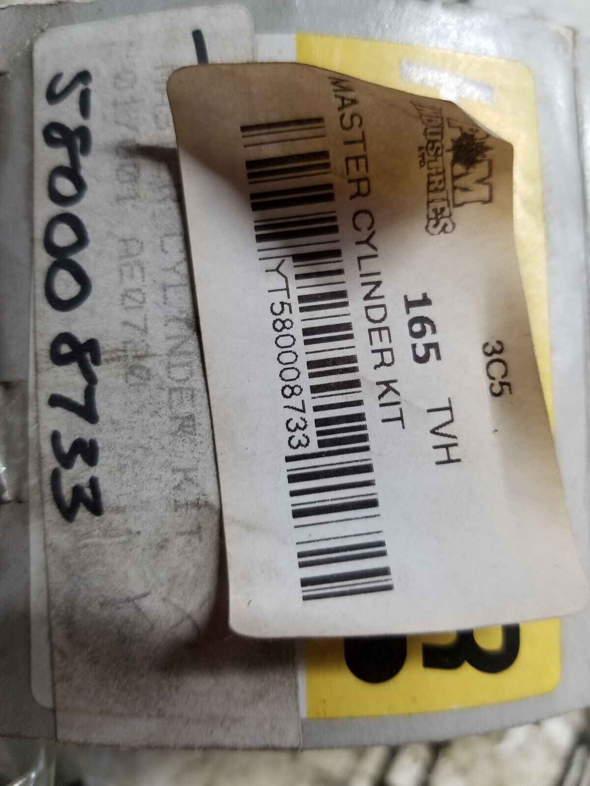 YT580008733 580008733 : Yale Forklift REPAIR KIT - MASTER CYLINDER