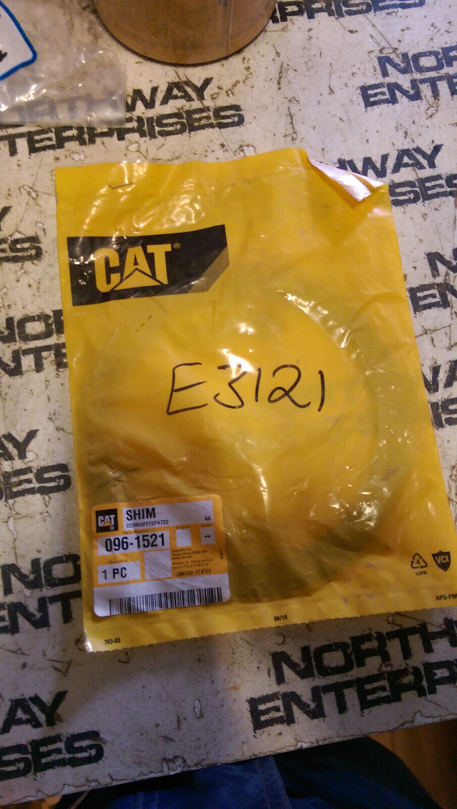 CATERPILLAR 096-1521 SHIM