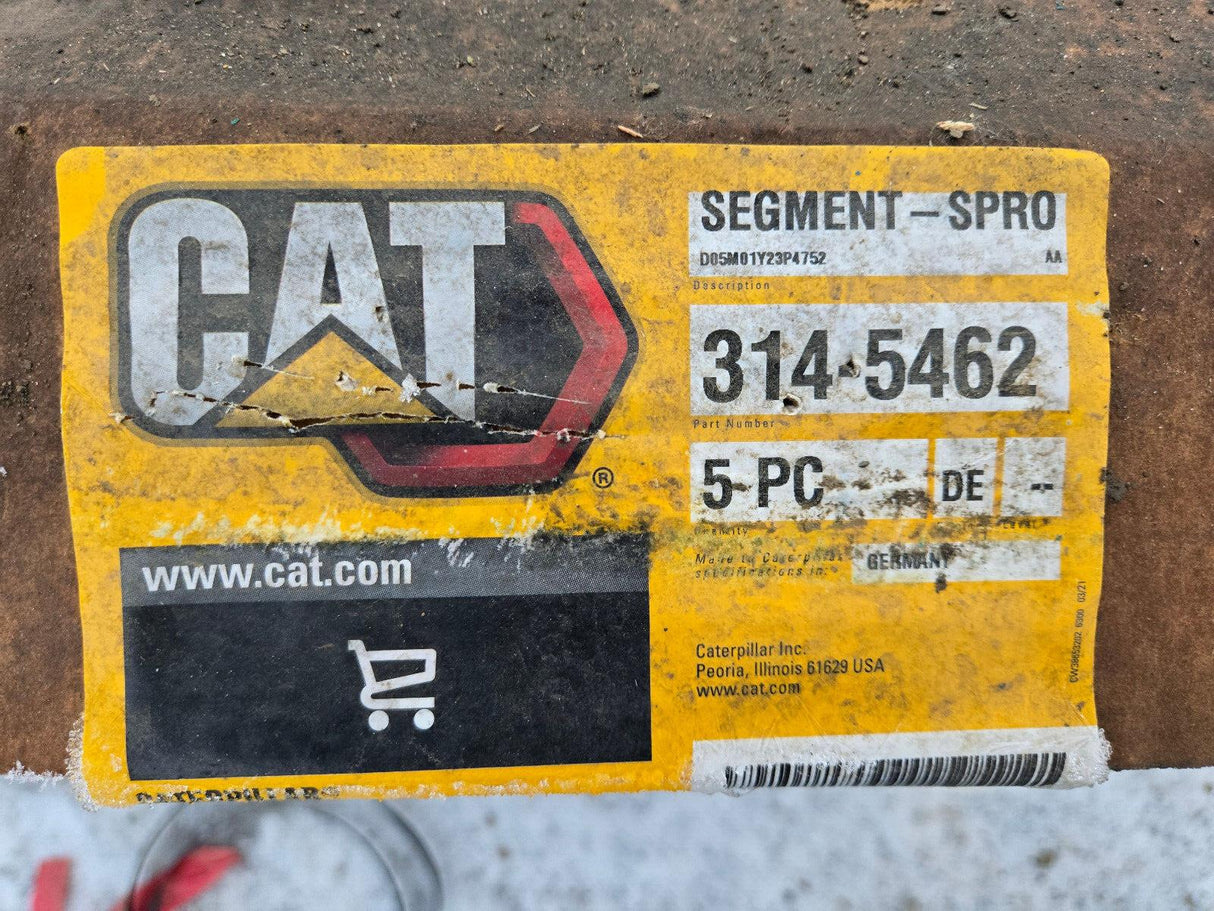 314-5462 CATERPILLAR SEGMENT (LOT OF 5 SEGMENTS) 3145462 D7R D8T D8R D8R II D7R