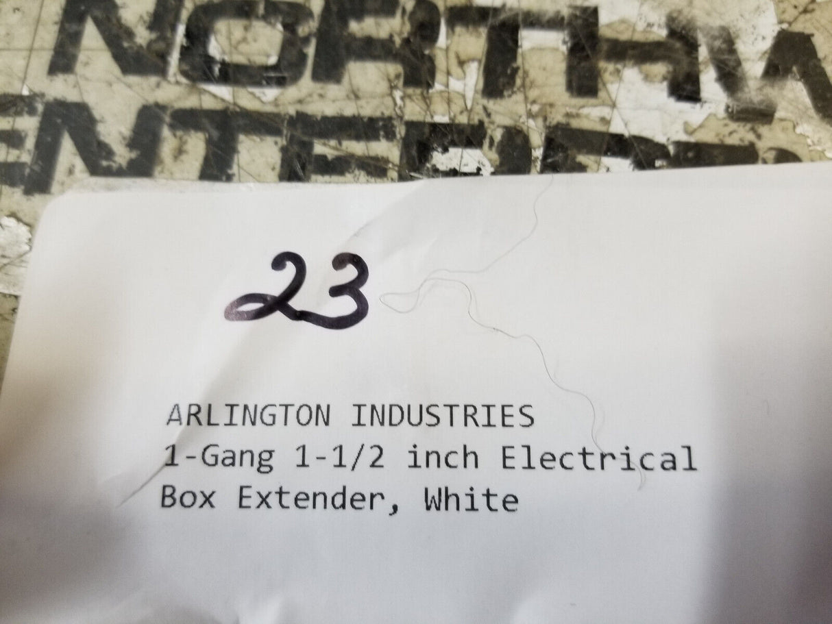 LOT OF 23PC - Arlington BE1 Single Gang Box Extender