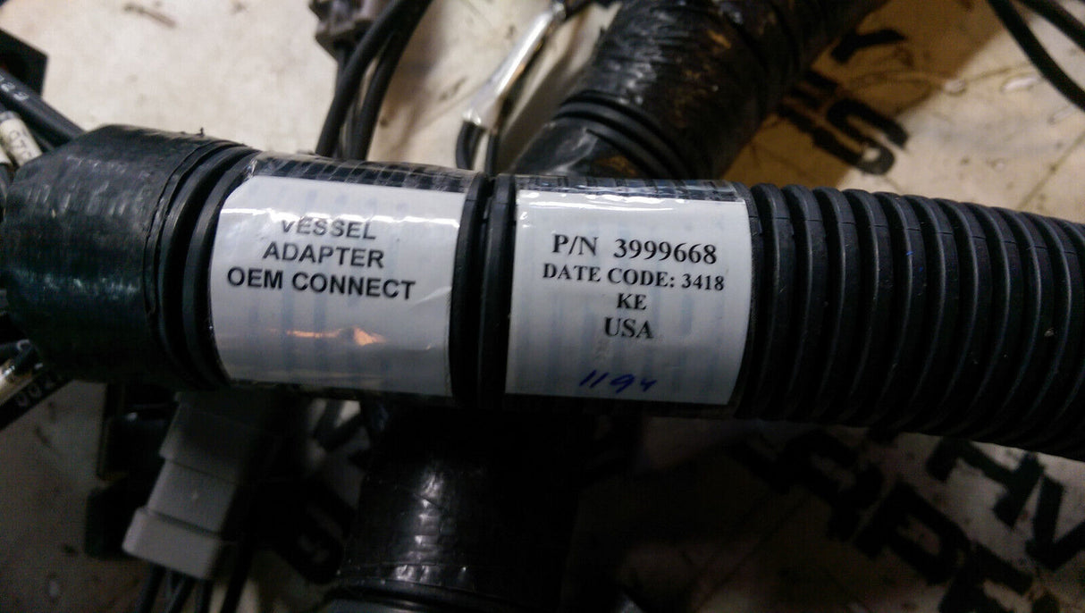 CUMMINS 3999668 VESSEL ADAPTER WIRING HARNESS