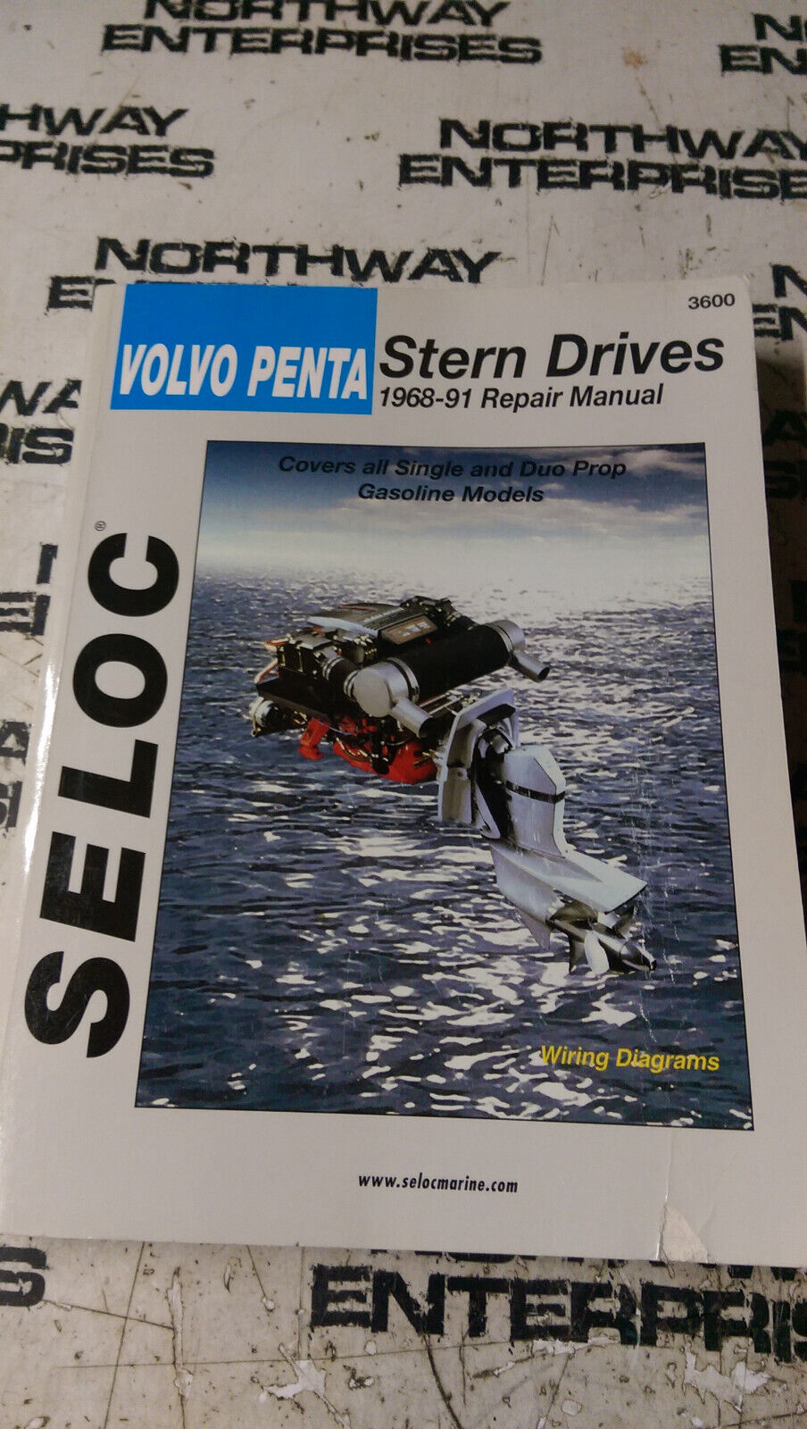 Seloc 3600 Volvo Penta 1968 thru 1991 engine sterndrive manual single Duo Prop