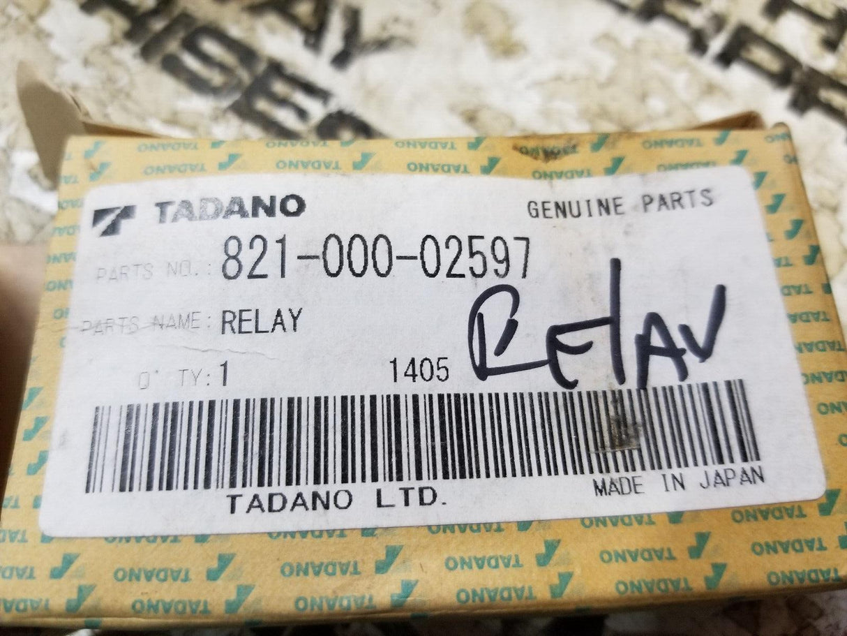 TADANO 821-000-02597 RELAY
