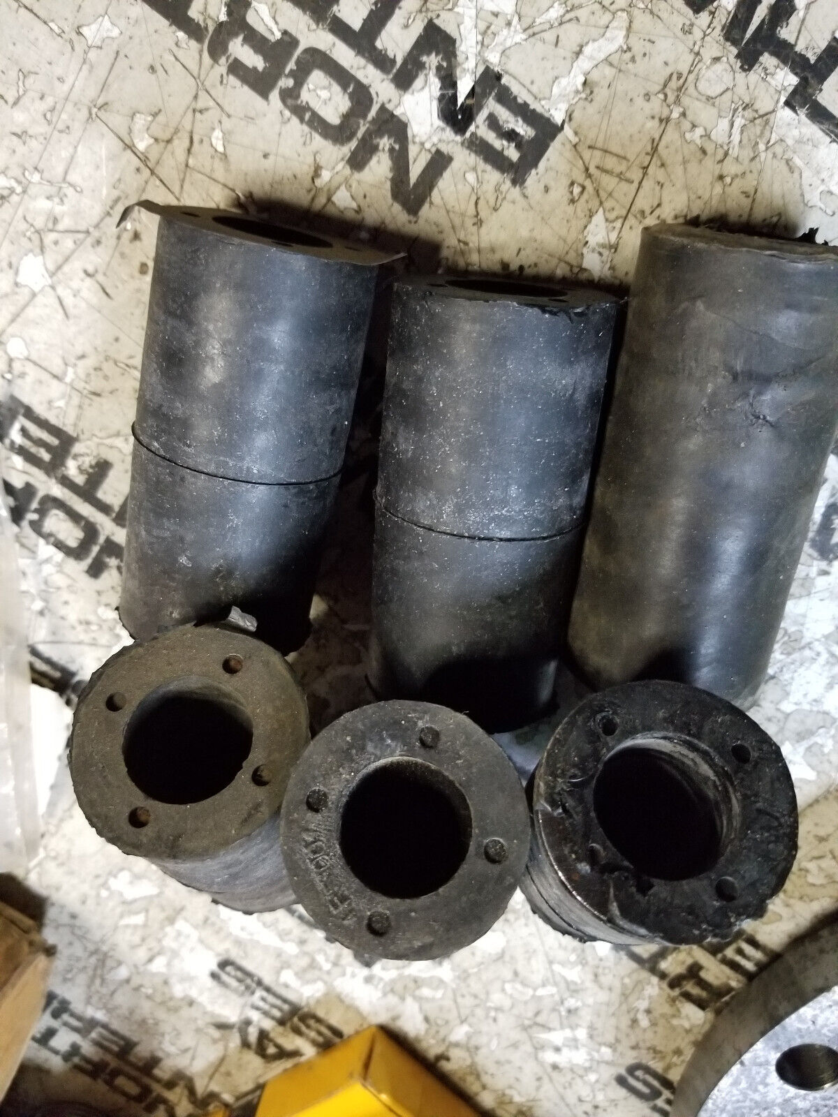 LOT OF 6PC - Caterpillar CAT 4F-5004 1 11/16 Inch Idler Recoil Spring 4F5004