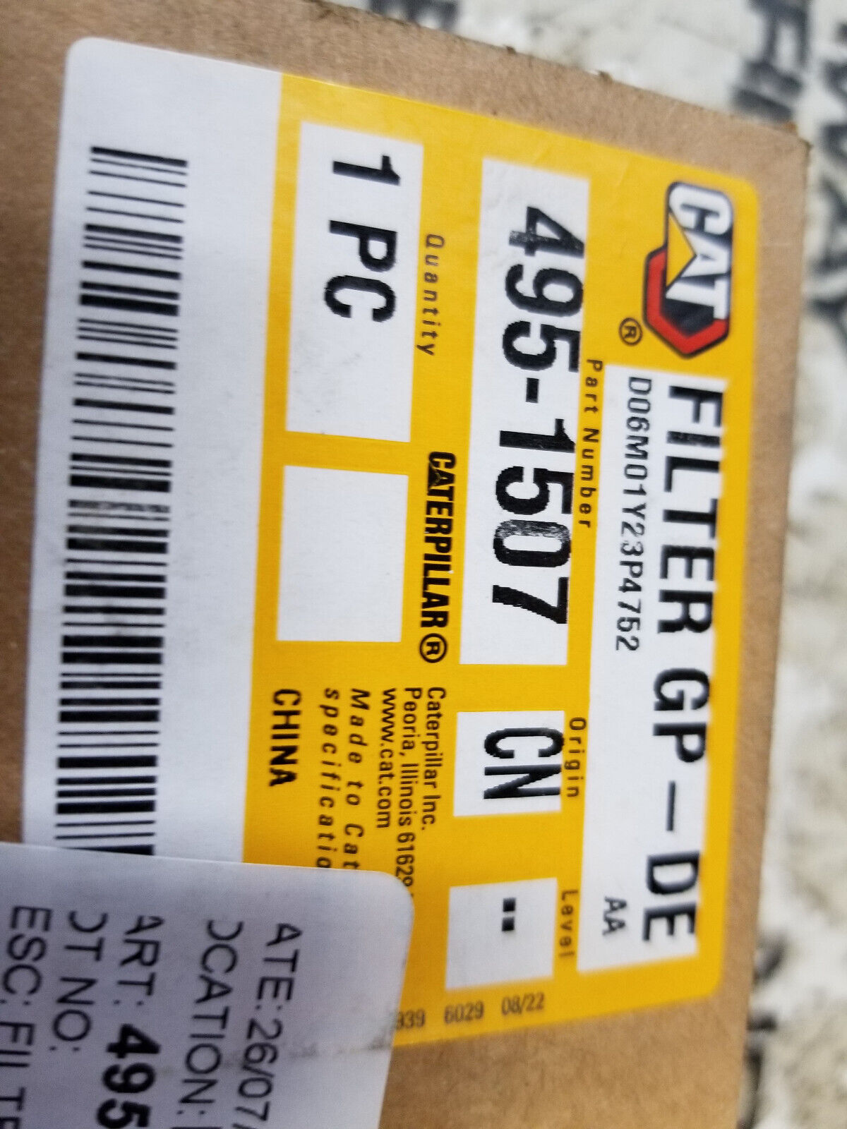 495-1507 CATERPILLAR Diesel Exhaust Fluid Filter