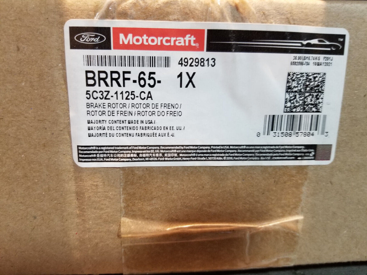 Motorcraft Disc Brake Front Rotor 10 Lug BRRF-65 Ford F-450 F-550 2005-2016