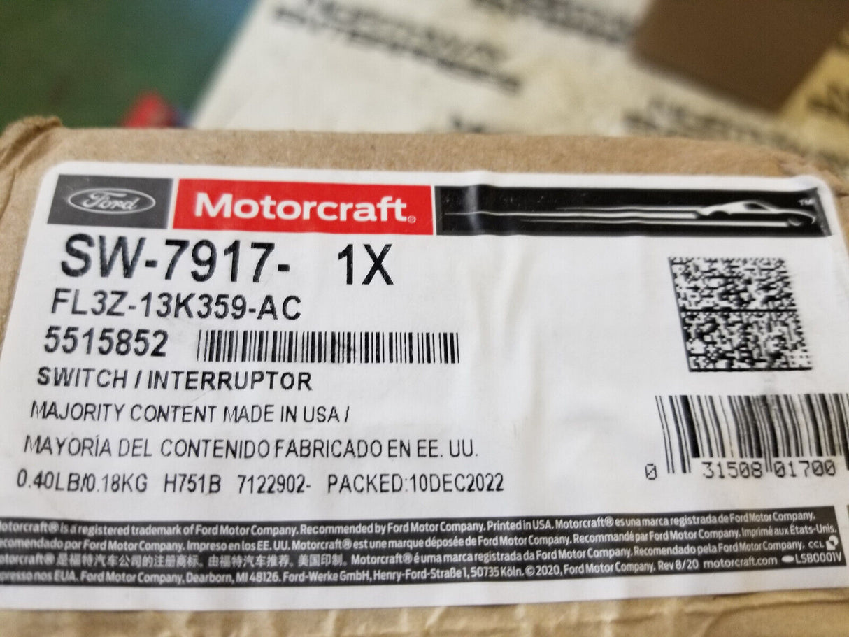 Ford OEM Motorcraft SW-7917 SW7917 FL3Z-13K359-AC Wiper Switch Assembly