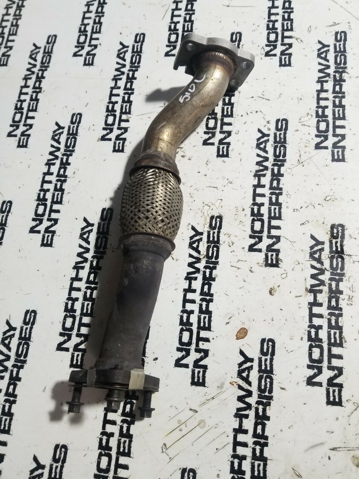 2016 NISSAN TITAN XD EGR EXHAUST PIPE 14725-EZ40B 4325775