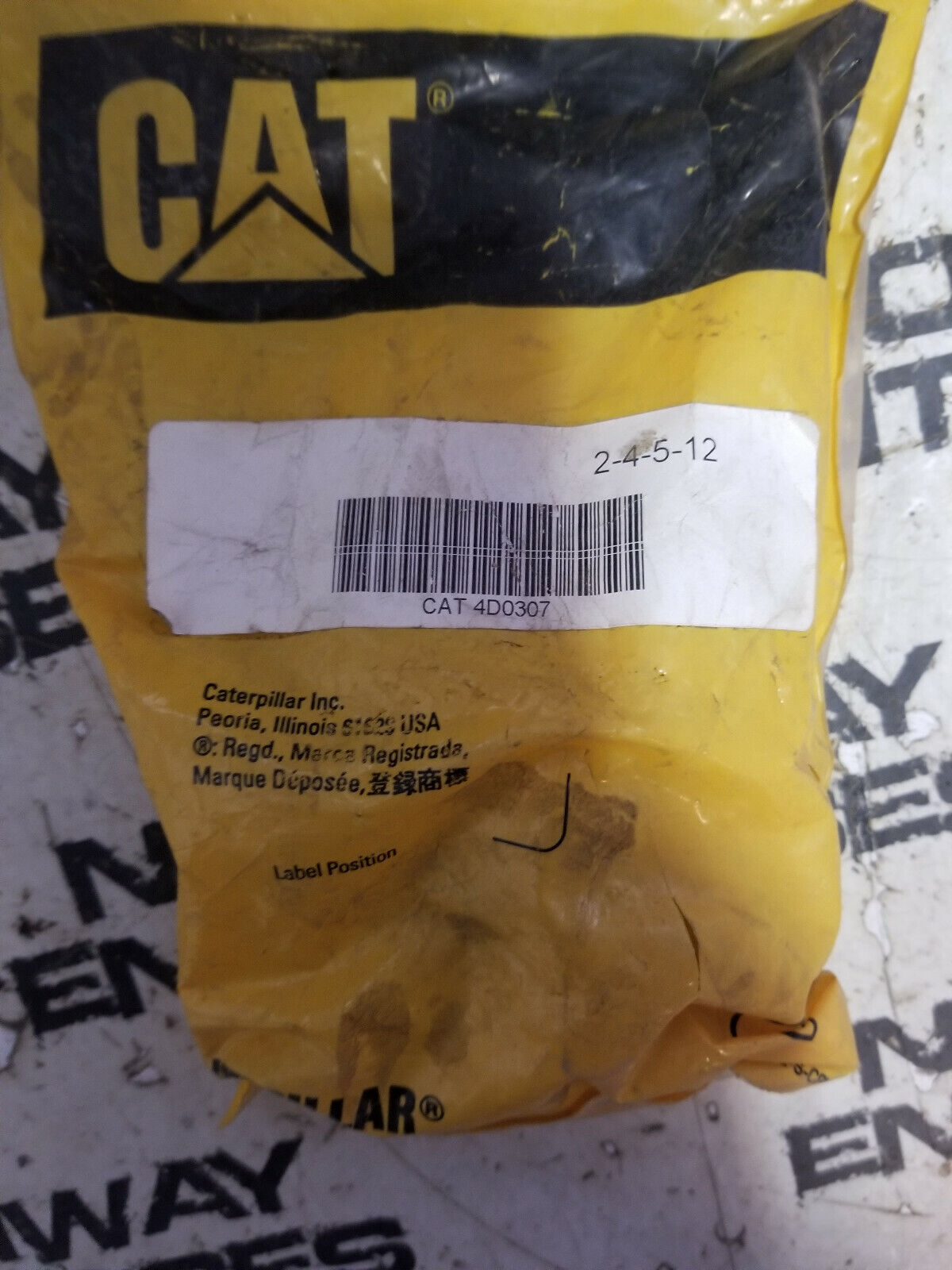 4D-0307 CATERPILLAR CAP