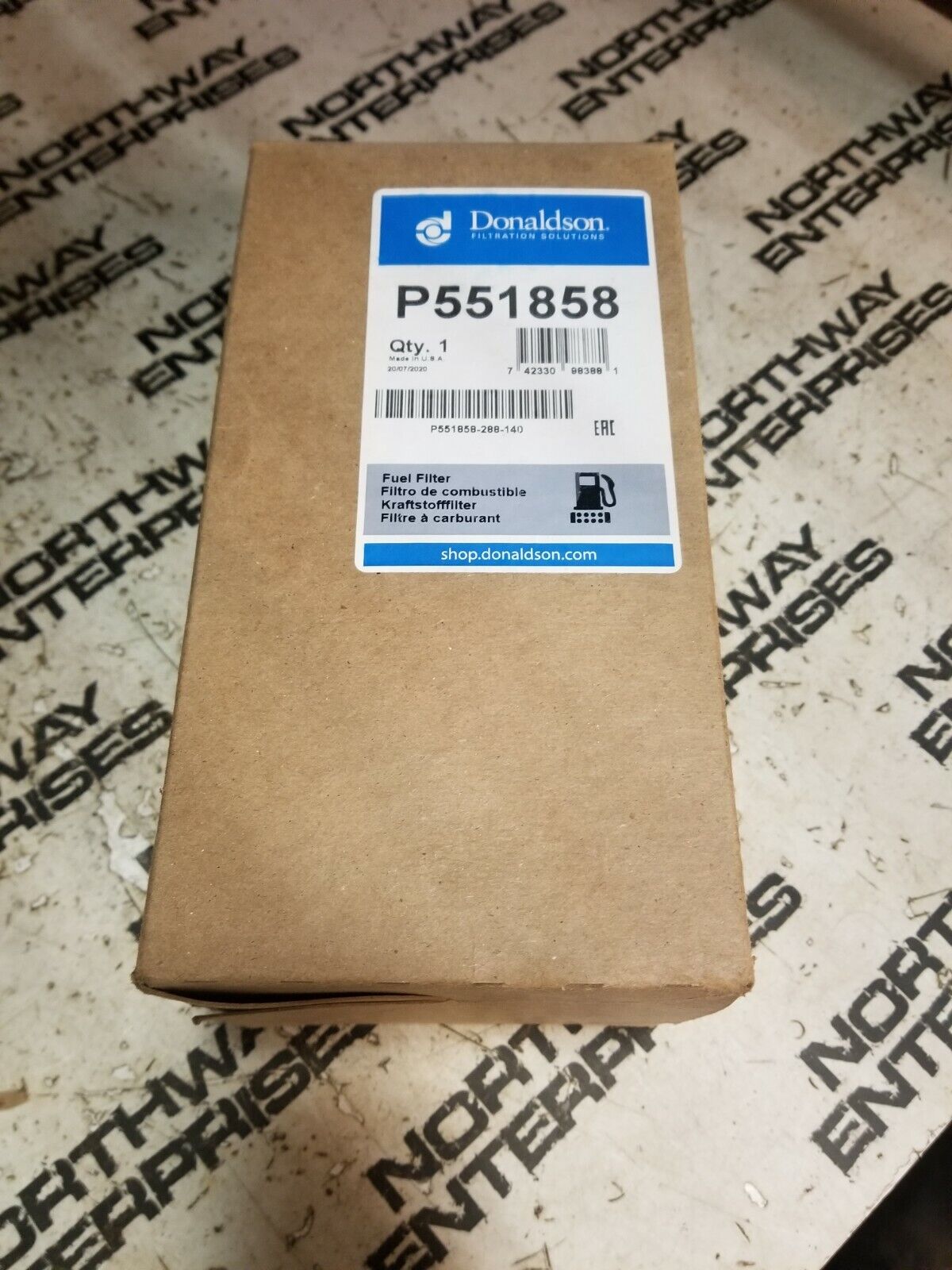 P551858 Donaldson Fuel Filter Semi
