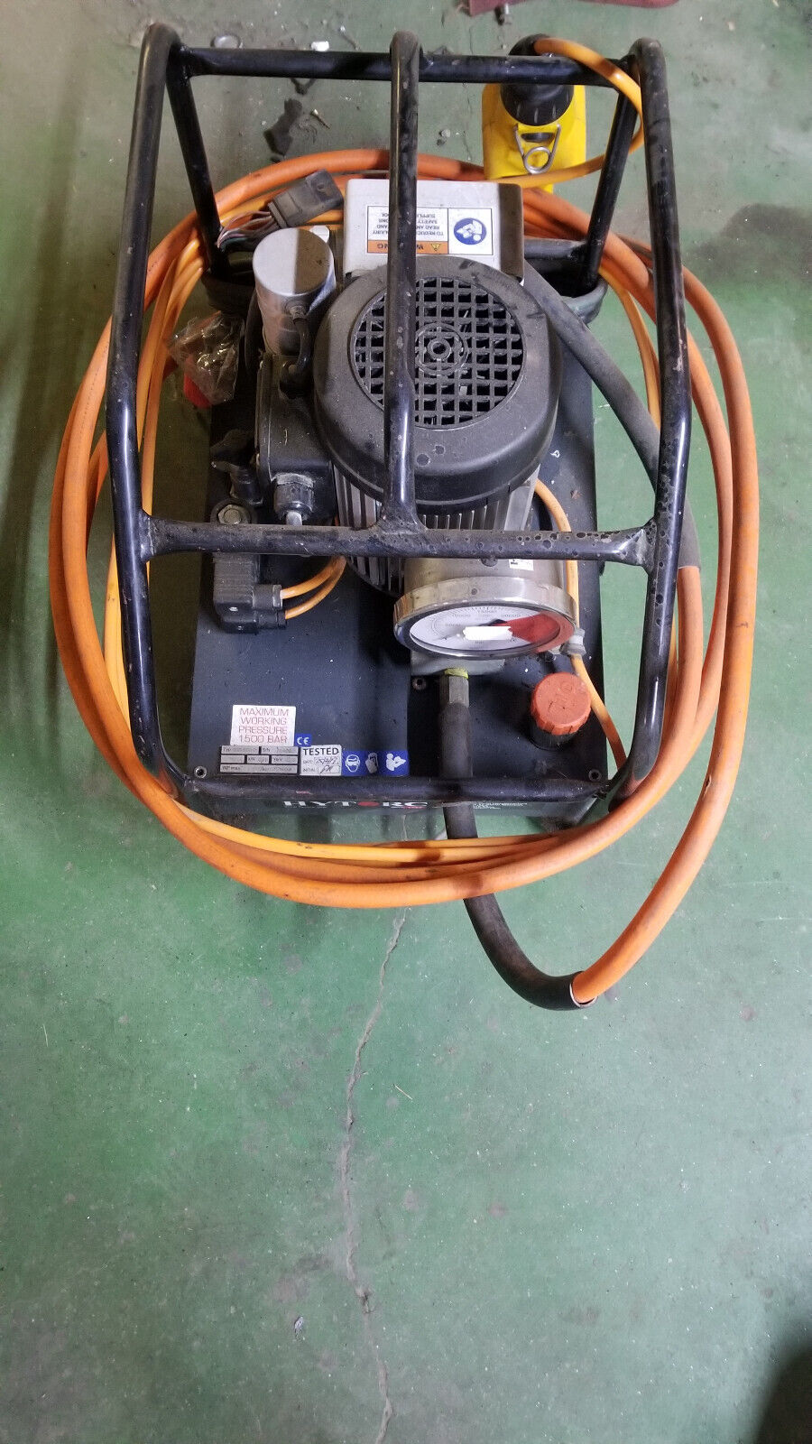 HYTORC PES Electric Tensioning Pump PES-1500-01 15000psi Hydraulic Portable Tool