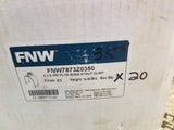 BOX OF 20PC  3-1/2 in. Carbon Steel Rigid Strut Clamp 7873Z0350 FNW7873Z0350