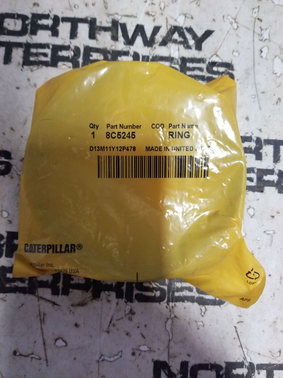 8C-5245: 91.90mm Internal Diameter Plastic Ring