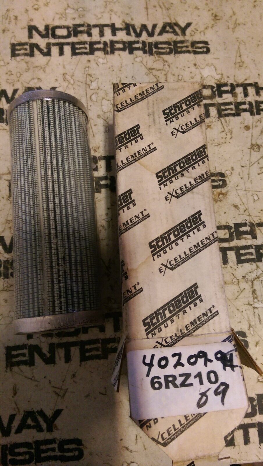 Schroeder 6RZ10 hydraulic filter cartridge