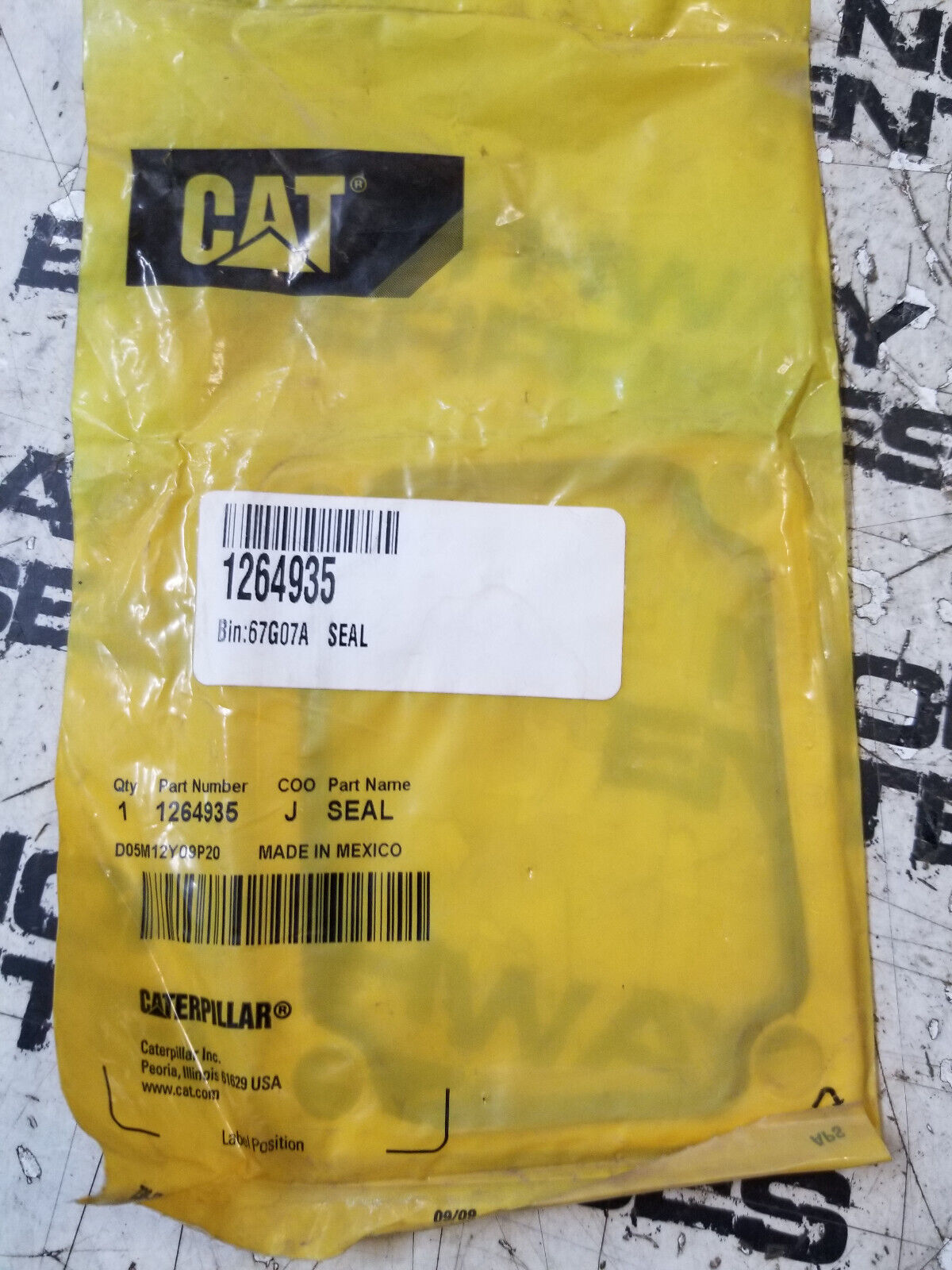 CATERPILLAR GASKET 1264935 126-4935