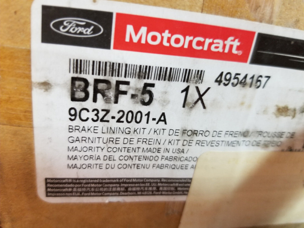 BRF-5 2011-16 Ford F450 F550 Super Duty Front Brake Pads Motorcraft 9C3Z2001A