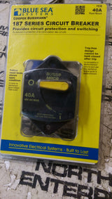Blue Sea 7038 187 Series Circuit Breaker 40a Panel Mount