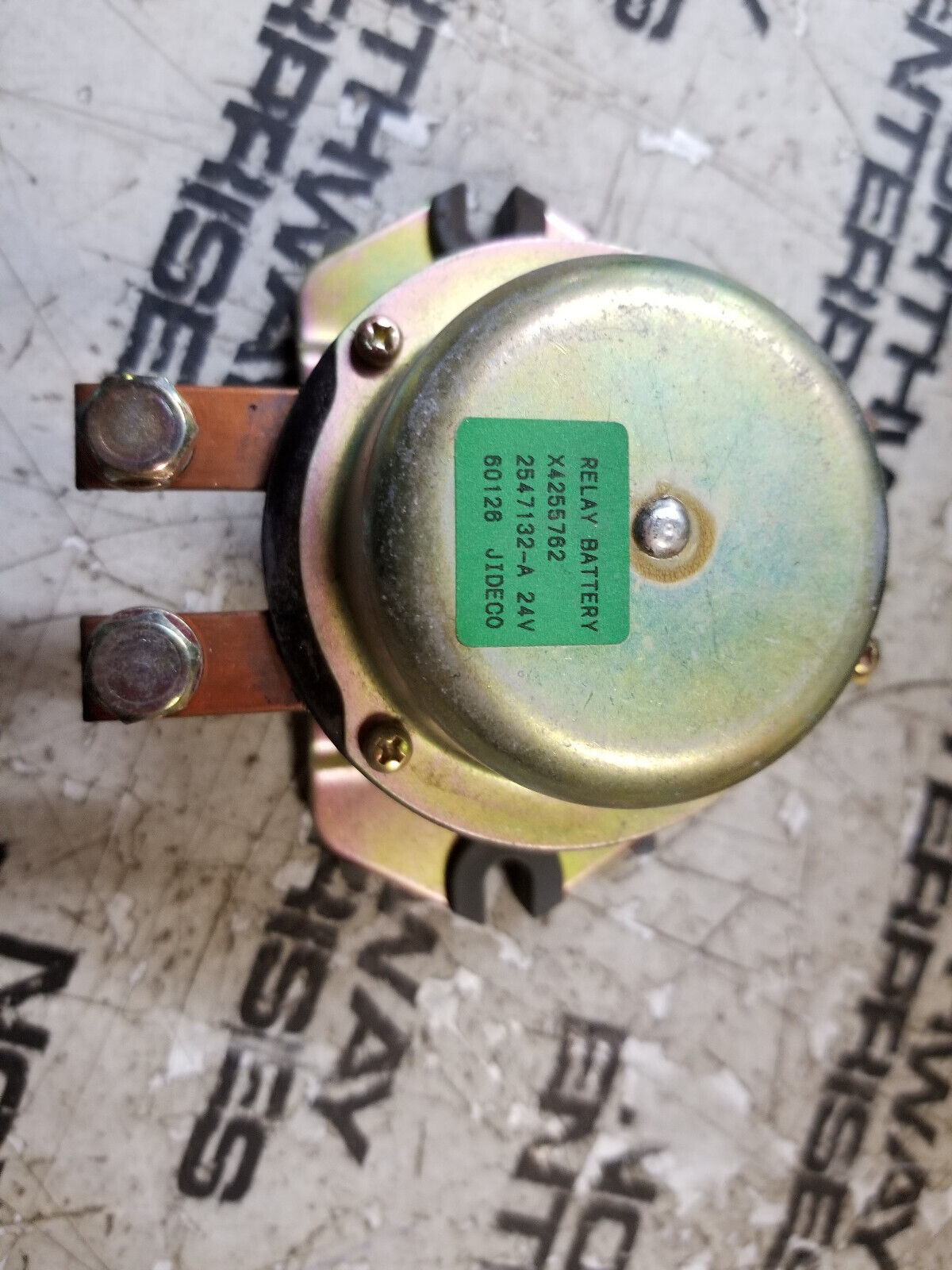 4255762 John Deere Battery Relay 24V for Hitachi Excavator EX100-3 EX110-5 EX200