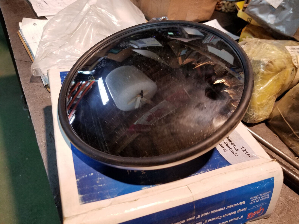 Grote 12183 8" Round Stainless Steel Convex Mirror