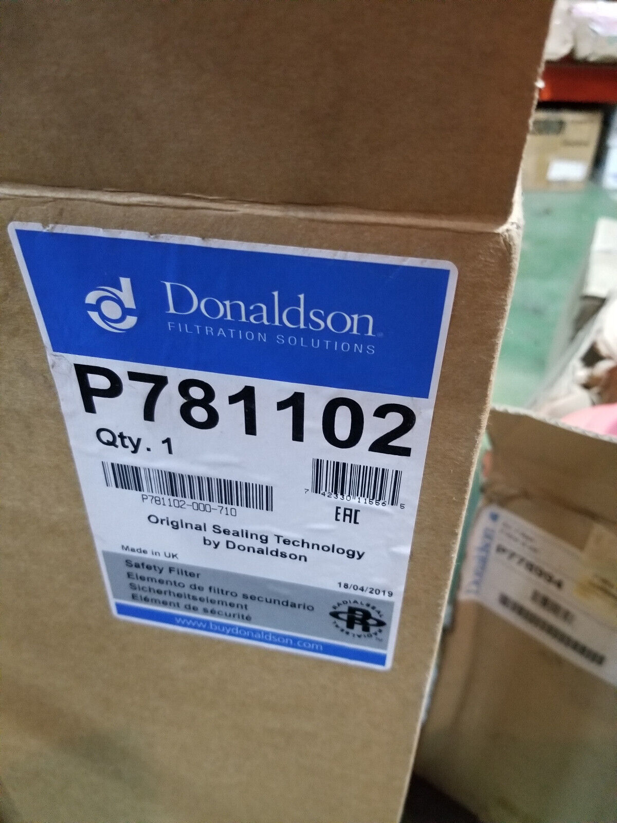 DONALDSON P781102 AIR FILTER