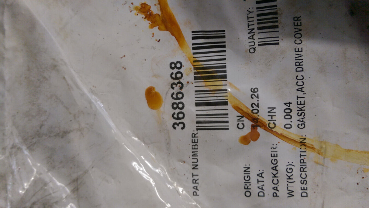 3686368 CUMMINS SEAL ISX FRONT COVER