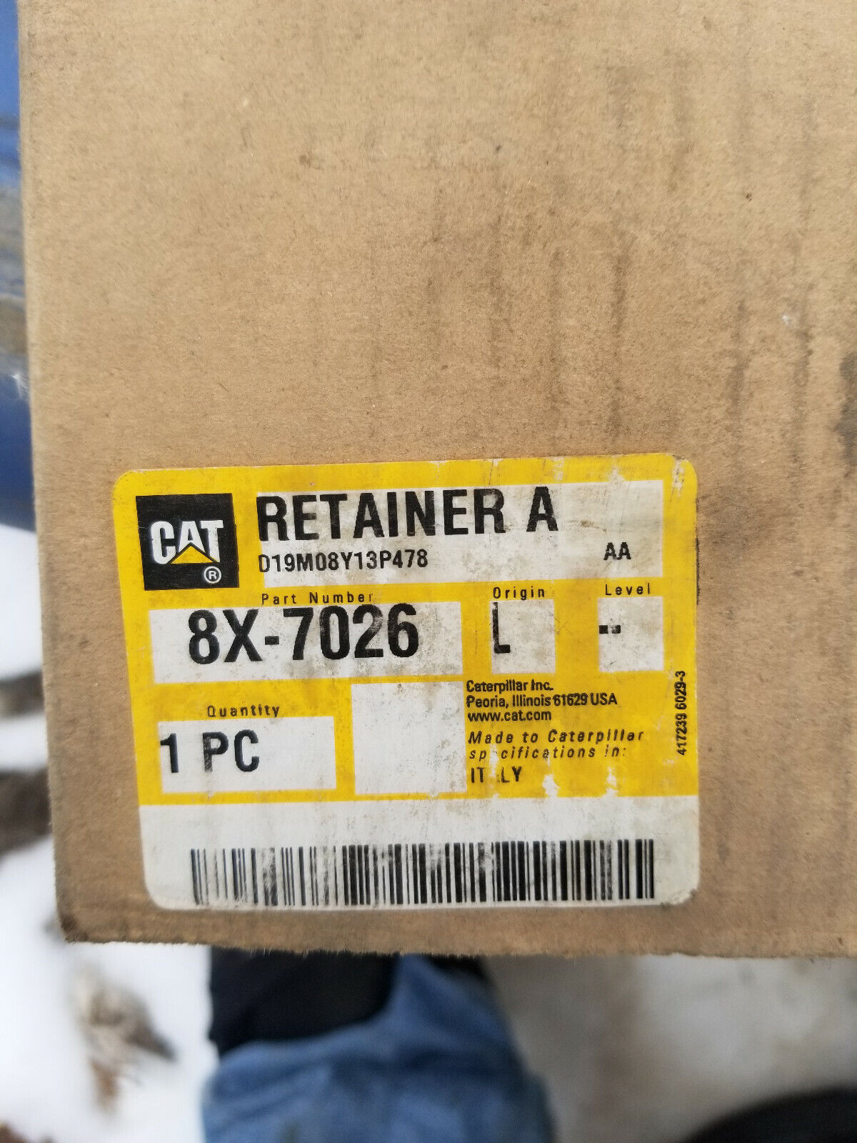 8X-7026 CATERPILLAR RETAINER