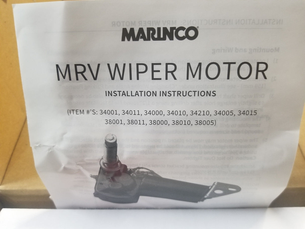 AFI MRV 34015 MTR 2 SPEED 3 1/2", 110 DEG WIPER MOTOR