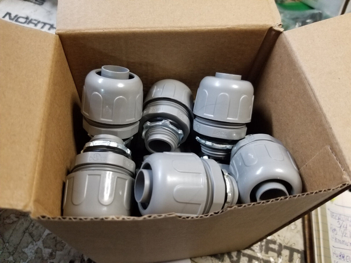 NMLT1050 1 CASE OF 4 BOXES = 100 TOTAL Straight Non-Metallic Liquidtight Connect