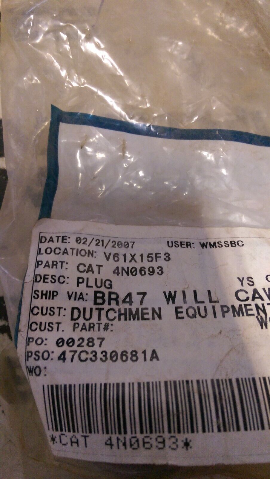 CATERPILLAR 4N-0693: PLUG LOT OF 3 PLUGS