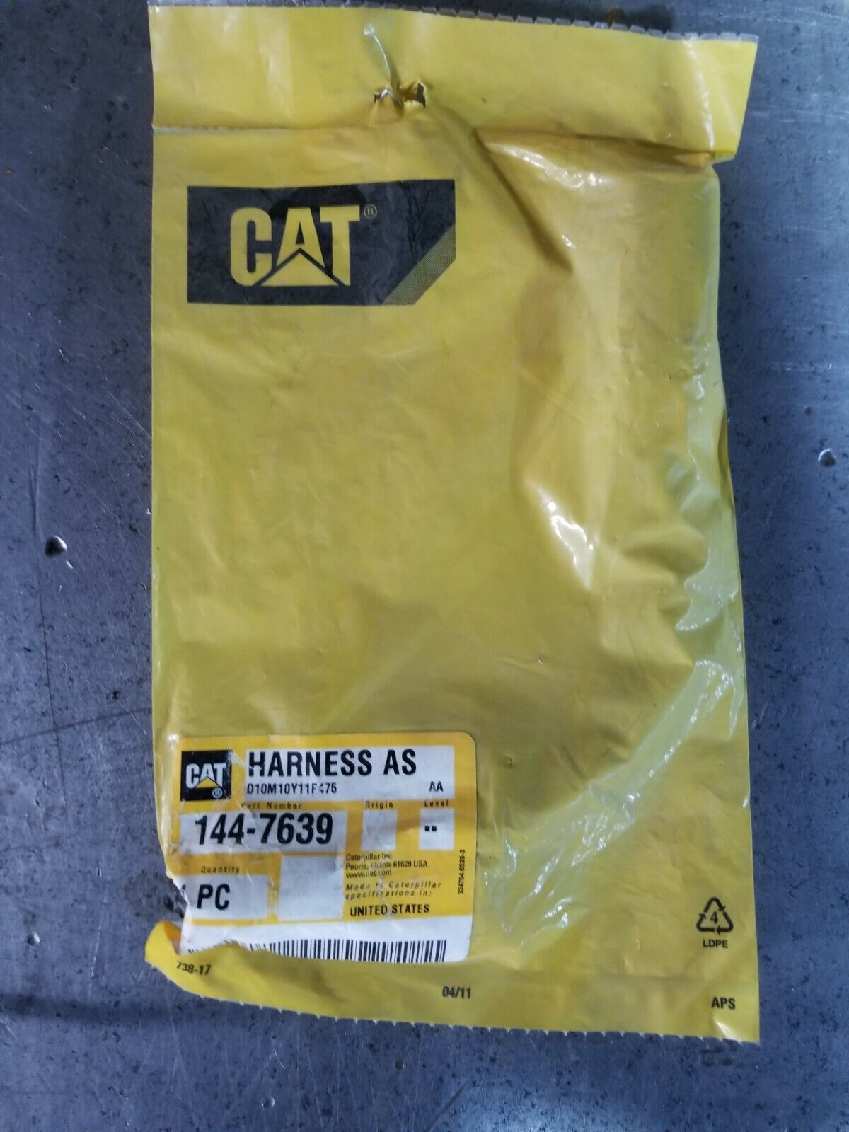 144-7639 CATERPILLAR HARNESS