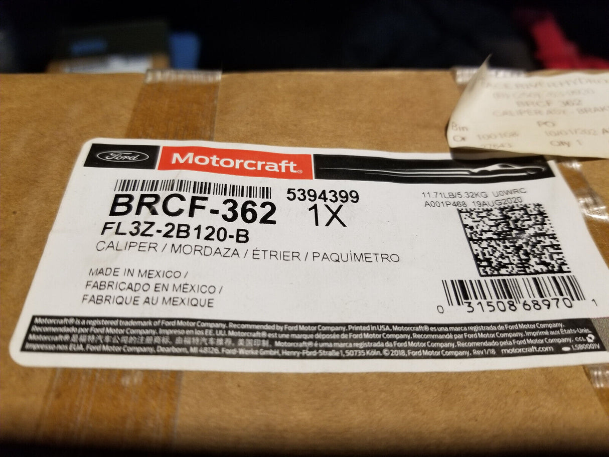 BRCF-362 FL3Z-2B120-B Motorcraft Disc Brake Caliper