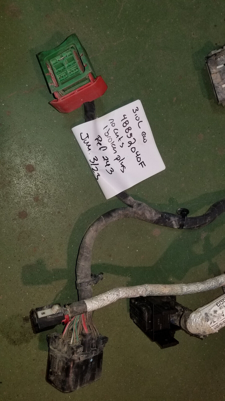 48852040F 3.0L ECO DIESEL Injector Wiring Harness Mopar 68196354ae
