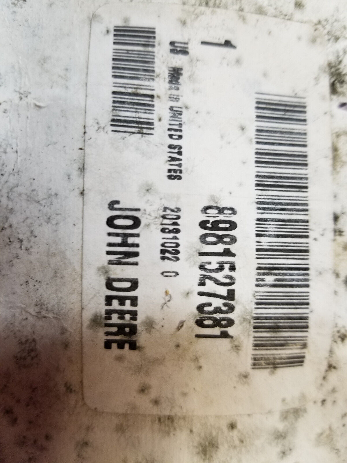 8981527381  John Deere Fuel filter