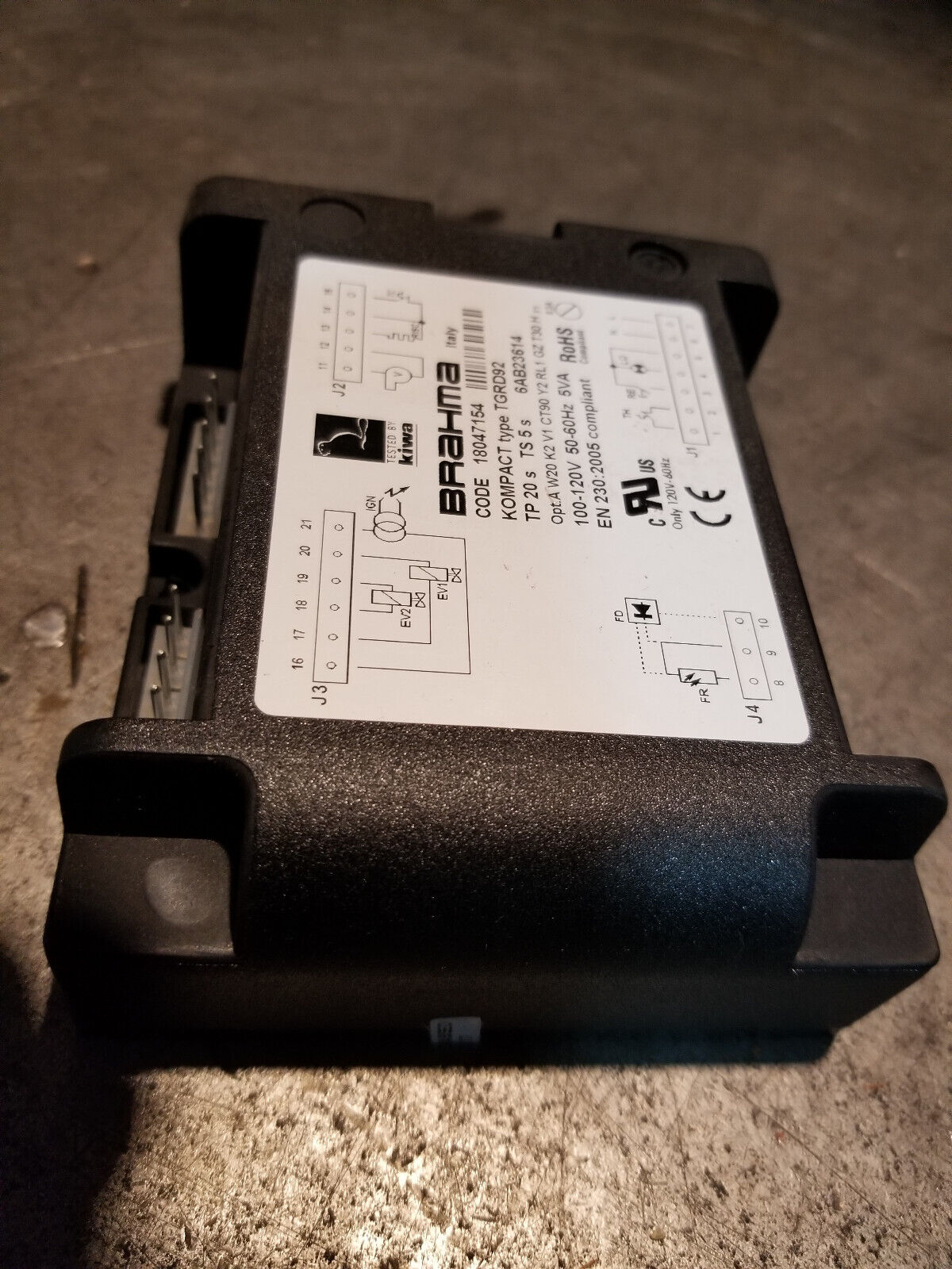 BRAHMA TGRD92 0183969 18047154 CONTROL BOX