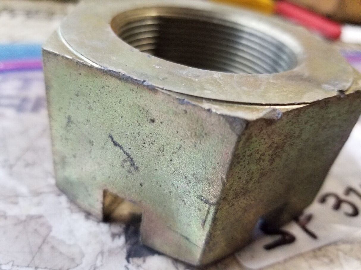 5F-3715 CATERPILLAR NUT 2''-12 Hex Slotted Nut 5F3715