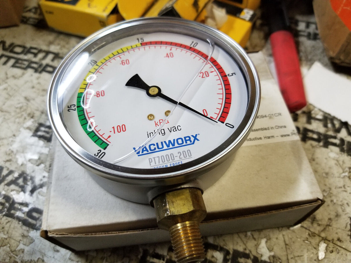 VACUWORX PT7000-200 PRESSURE GAUGE