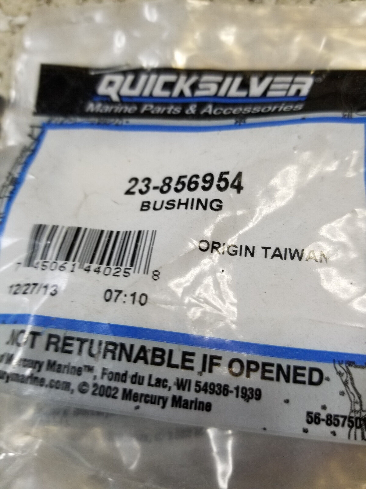 LOT OF 6PC - MERCURY QUICKSILVER BUSHING 23-856954