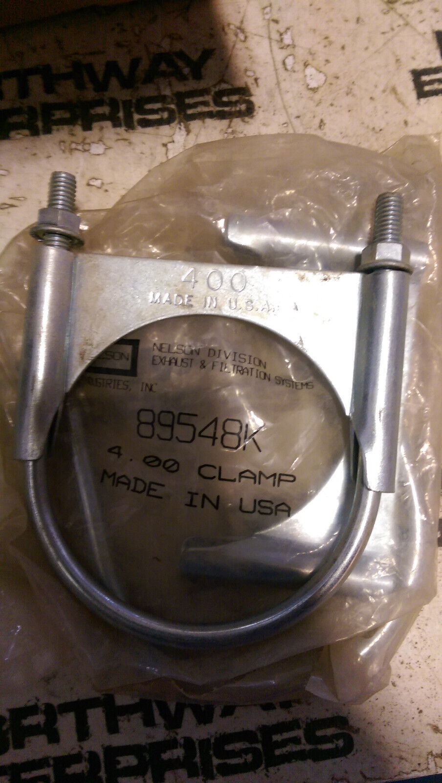 NELSON INDUSTRIES 89548K 4.00 CLAMP KIT