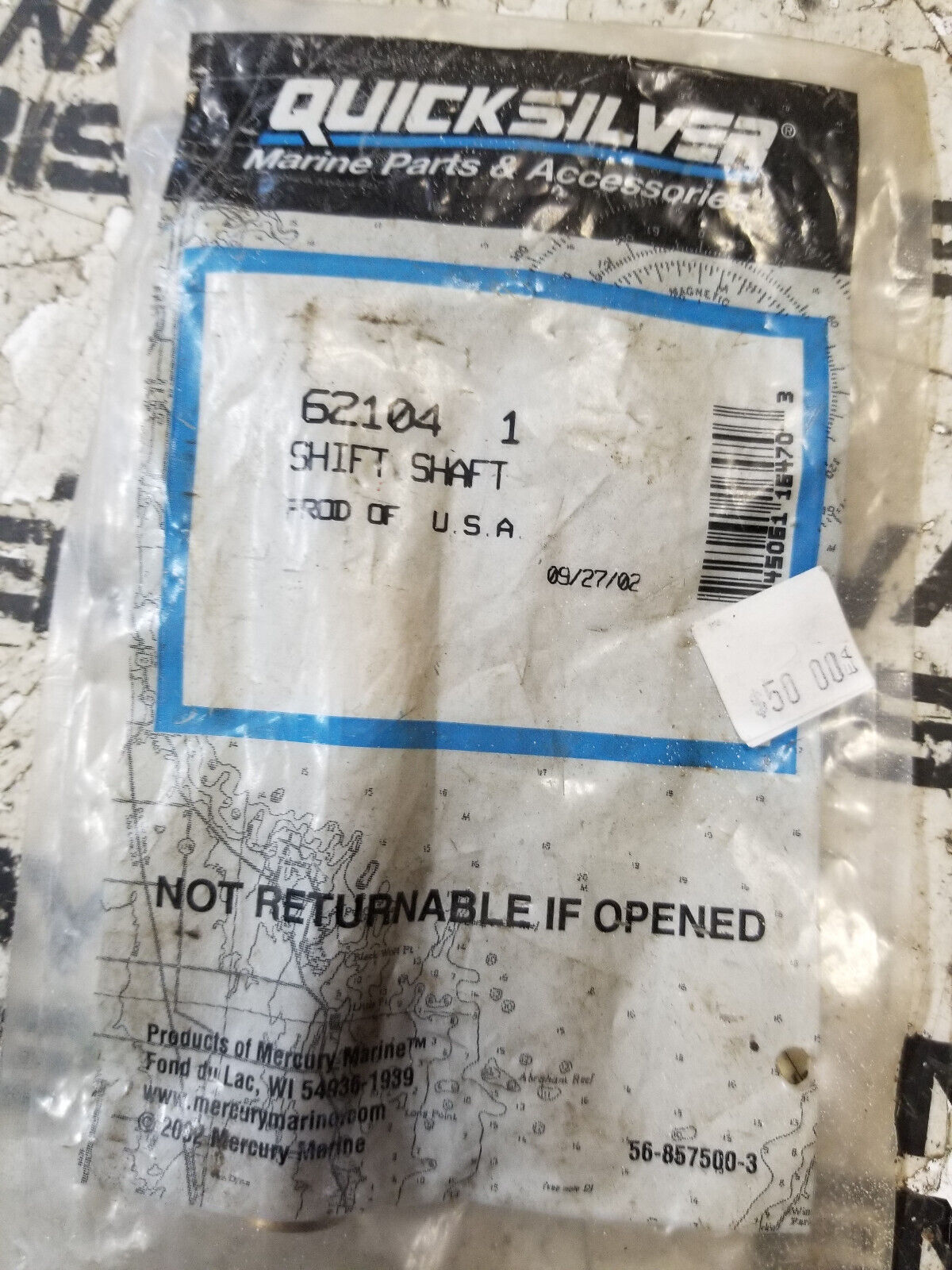 QUICKSILVER 62104-1 Shift Shaft