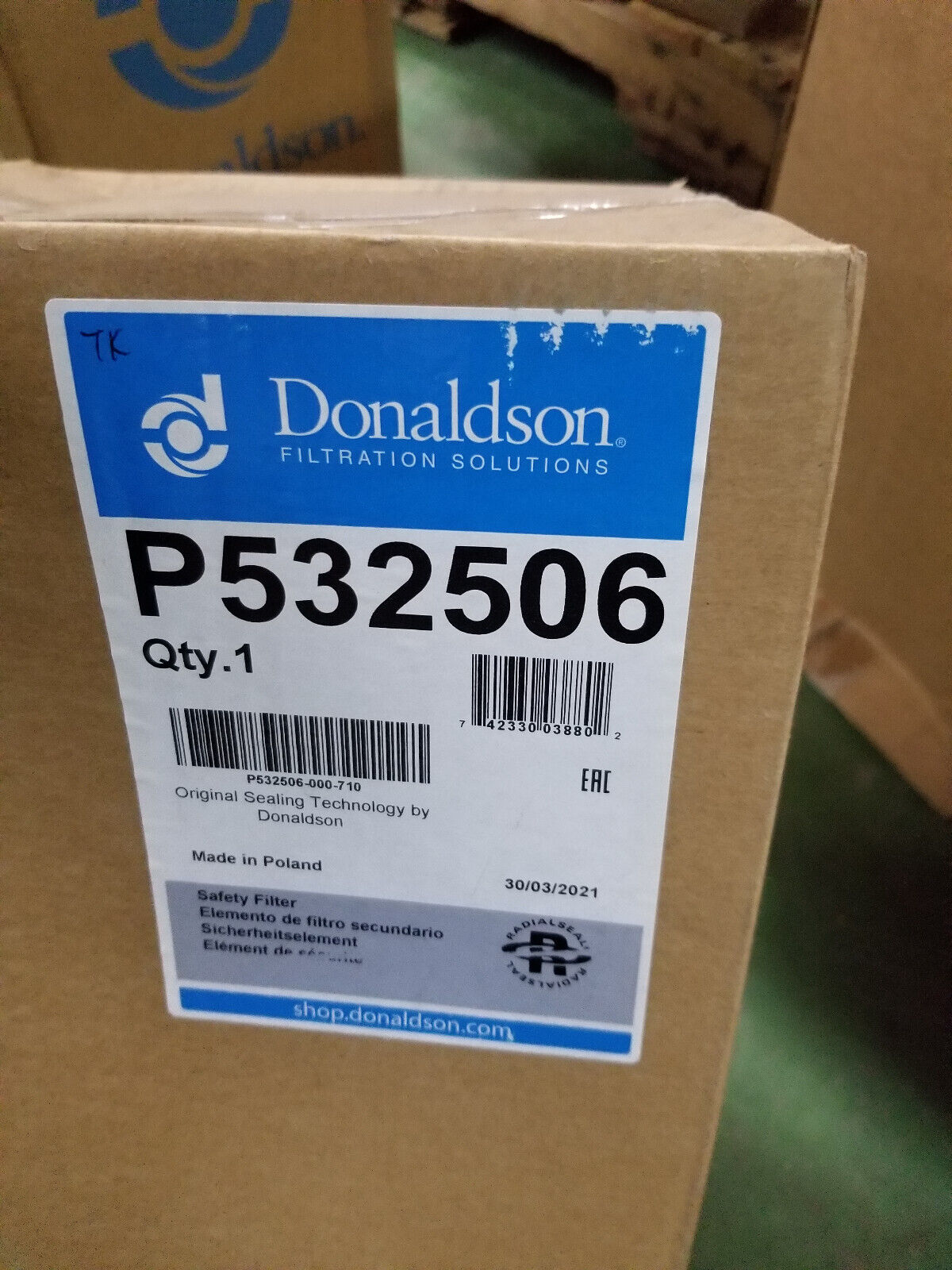 DONALDSON P532506 AIR FILTER