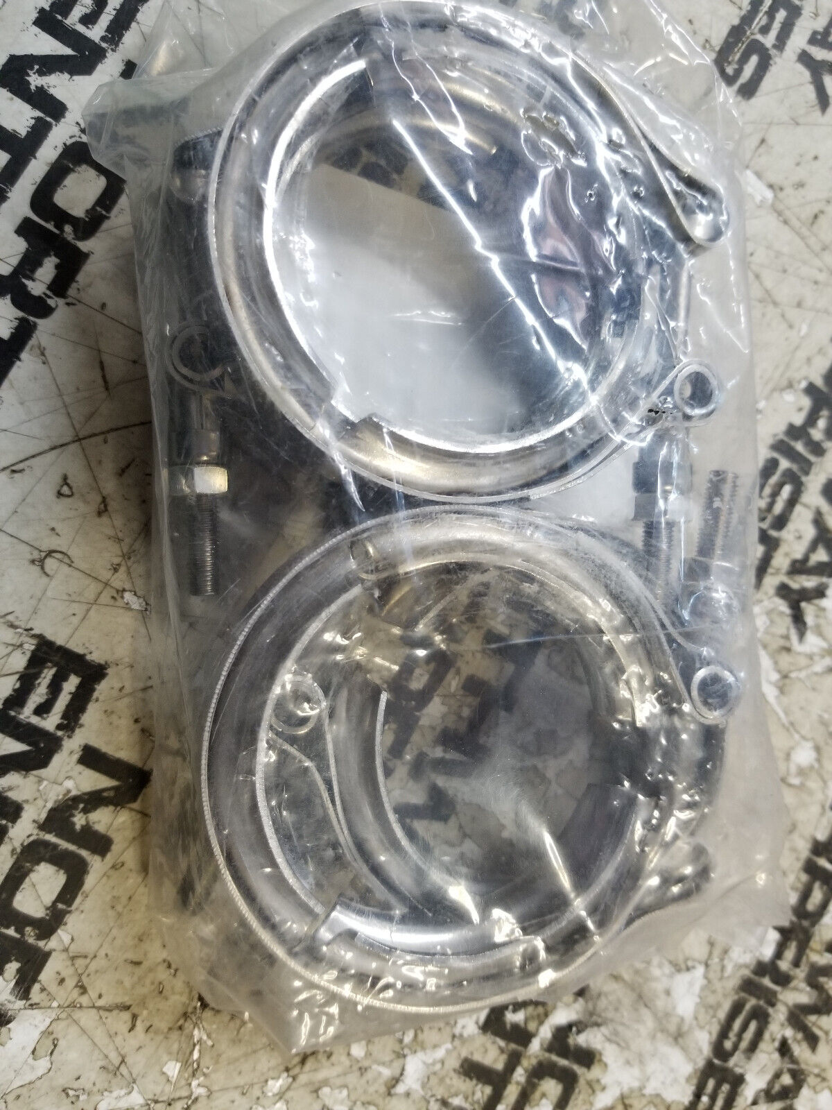LOT OF 4PC 9N-5085 CAT 80.80mm Minimum Internal Diameter Band V Clamp