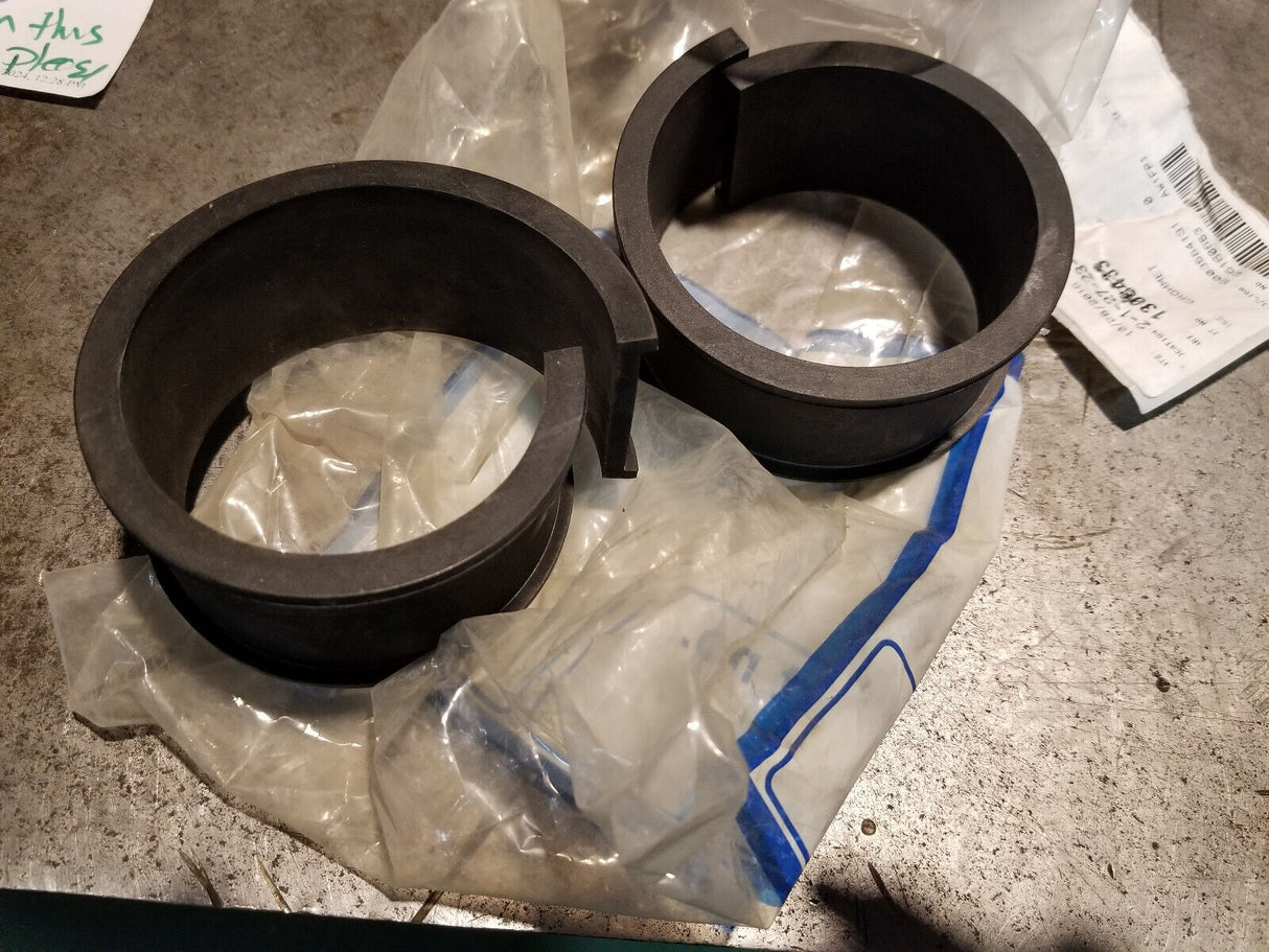 LOT OF 2 - 130-8433 Genuine OEM CATERPILLAR 80.00mm Internal Diameter Grommet